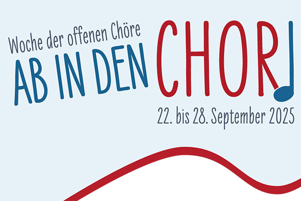 Logo "Ab in den Chor" 2025