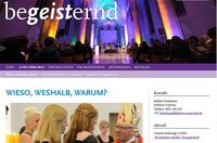 Ansicht Homepage "begeisternd"