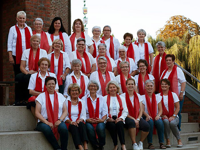Gruppenfoto Frauenchor St. Bartholomäus Isselburg