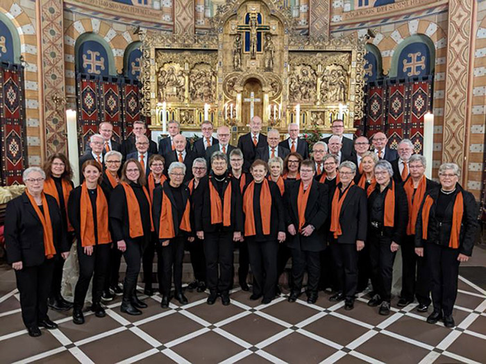 Gruppenfoto Kirchenchor St. Pankratius Anholt
