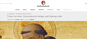Link zum H. Franziskus - katholisch.de