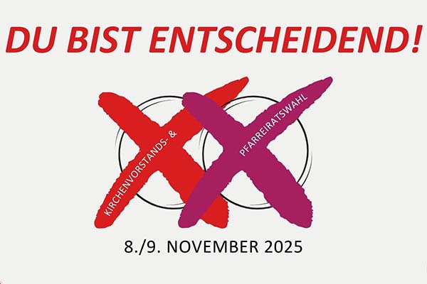 Logo Kirchenvorstands- und Pfarreiratswahl 2025