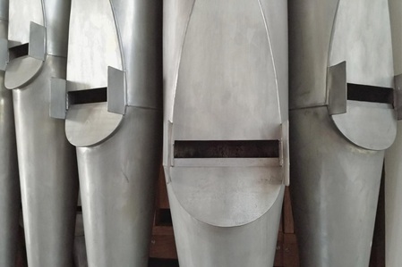 Symbolfoto Nahaufnahme Orgelpfeifen