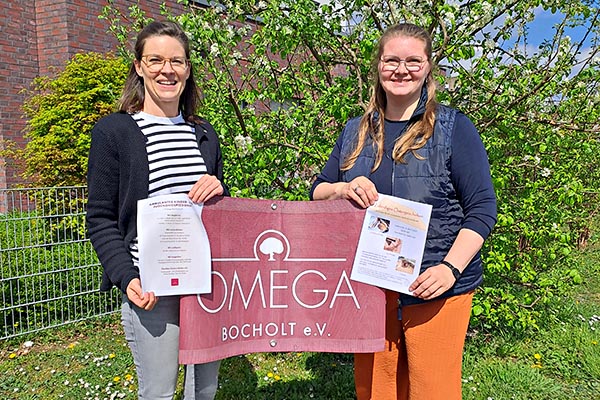 Spendenübergabe an Omega Bocholt e.V.