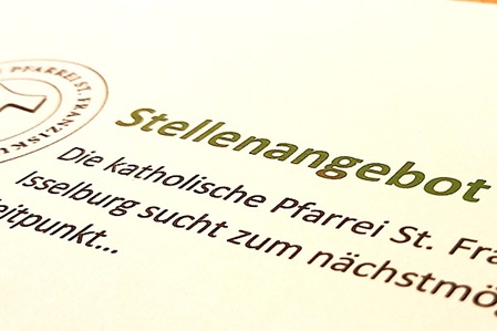 Symbolbild Anzeige Stellenangebot