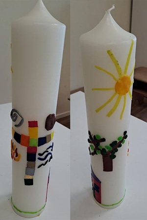 Kerze der Kita Isselburg Kerze der Kita Isselburg