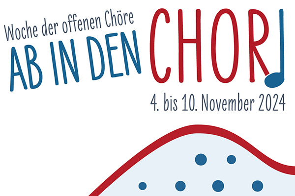 Grafik "Ab in den Chor" 2024