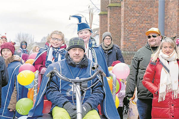 Karnevalsumzug in Isselburg, Foto: Frithjof Nowakewitz