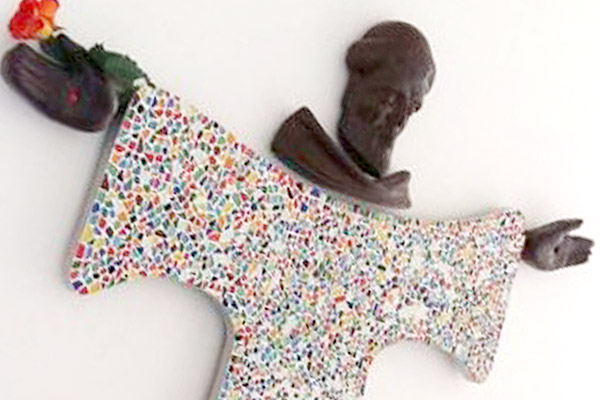 Wandfigur "Hl. Franziskus" im Pfarreim Isselburg