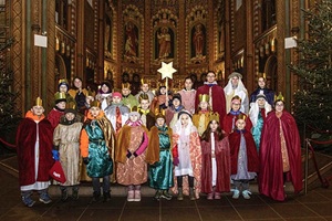 Sternsinger Anholt 2025, Foto: Frithjof Nowakewitz